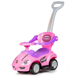 JEŹDZIK PCHACZ DELUXE 3W1 RÓŻOWY