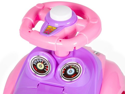 JEŹDZIK PCHACZ DELUXE 3W1 RÓŻOWY