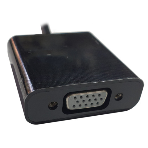 Adapter USB 3.1 typ C męski/VGA żeński | 1080P | 23 cm Adapter USB 3.1 typ C męski/VGA żeński | 1080P | 23 cm