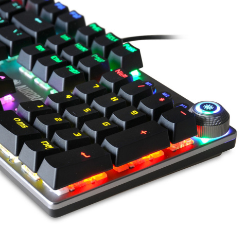Klawiatura mechaniczna IBOX Aurora K-3 IKGMK3 (USB; (US); kolor czarny)