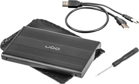 OBUDOWA DYSKU ZEWNĘTRZNA UGO MARAPI S120 SATA 2.5cala USB 2.0 CZARNA OBUDOWA DYSKU ZEWNĘTRZNA UGO MARAPI S120 SATA 2.5cala USB 2.0 CZARNA