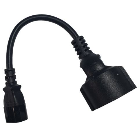 Qoltec Adapter IEC 320 C14/ FRENCH | 0.15m Qoltec Adapter IEC 320 C14/ FRENCH | 0.15m
