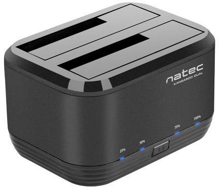 STACJA DOKUJĄCA HDD NATEC KANGAROO DUAL 2.5/3,5cala USB 3.0 + ZASILACZ STACJA DOKUJĄCA HDD NATEC KANGAROO DUAL 2.5/3,5cala USB 3.0 + ZASILACZ