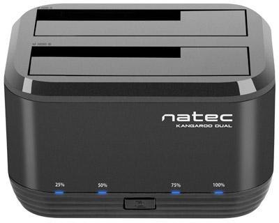 STACJA DOKUJĄCA HDD NATEC KANGAROO DUAL 2.5/3,5cala USB 3.0 + ZASILACZ STACJA DOKUJĄCA HDD NATEC KANGAROO DUAL 2.5/3,5cala USB 3.0 + ZASILACZ