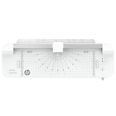 Laminator HP ONELAM COMBO A3, zintegrowany trymer, prędkość laminowania 40 cm/min, biały Laminator HP ONELAM COMBO A3, zintegrowany trymer, prędkość laminowania 40 cm/min, biały
