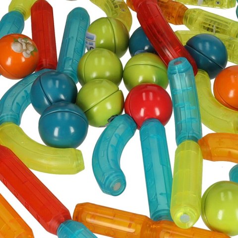Klocki magnetyczne dla małych dzieci świecące 76 elementów Klocki magnetyczne dla małych dzieci świecące 76 elementów