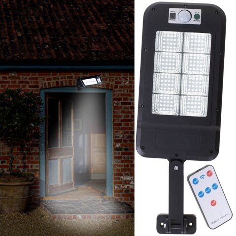 Lampa solarna latarnia uliczna 128LED + pilot Lampa solarna latarnia uliczna 128LED + pilot