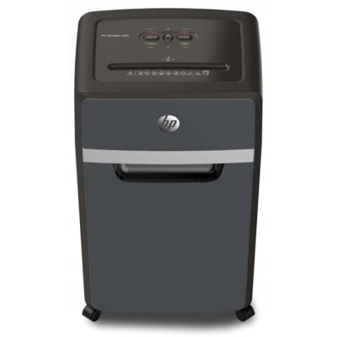 Niszczarka HP PRO SHREDDER 24CC, ścinki, P-4, 24 kart., 30l, ciemnoszara Niszczarka HP PRO SHREDDER 24CC, ścinki, P-4, 24 kart., 30l, ciemnoszara