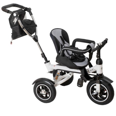 Rowerek Trójkołowy Trike Fix V3 czarny PODWÓJNE STEROWANIE