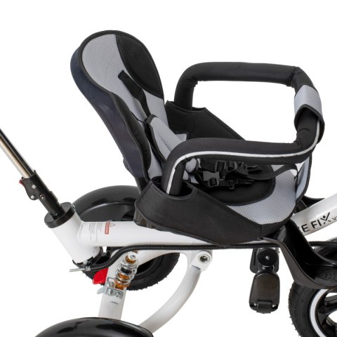 Rowerek Trójkołowy Trike Fix V3 czarny PODWÓJNE STEROWANIE