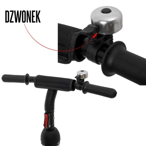 Rowerek Trójkołowy Trike Fix V3 czarny PODWÓJNE STEROWANIE