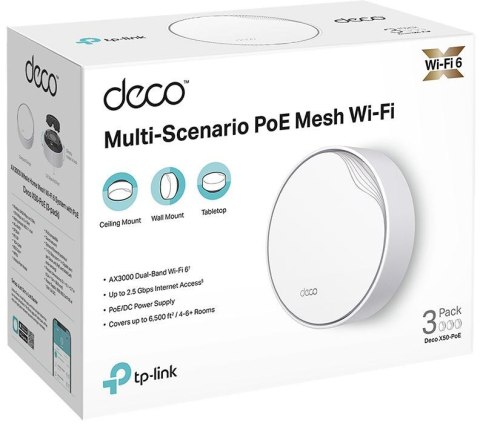 DOMOWY SYSTEM WI-FI MESH TP-LINK DECO X50-POE (3-PACK) DOMOWY SYSTEM WI-FI MESH TP-LINK DECO X50-POE (3-PACK)