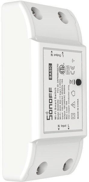 SONOFF BASIC R2 inteligentny bezprzewodowy przełącznik przekaźnik sterownik Wi-Fi biały SONOFF BASIC R2 inteligentny bezprzewodowy przełącznik przekaźnik sterownik Wi-Fi biały