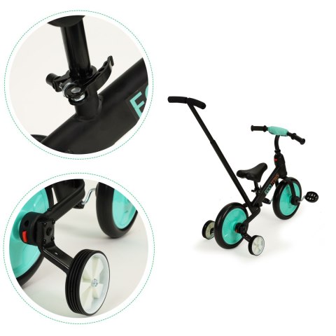 Rower rowerek biegowy z pedałami - treningowy kółka boczne 3w1 Ecotoys Rower rowerek biegowy z pedałami - treningowy kółka boczne 3w1 Ecotoys
