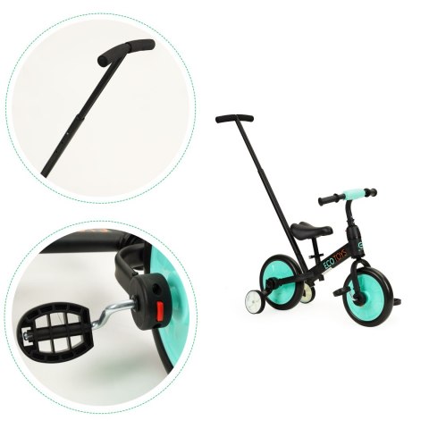 Rower rowerek biegowy z pedałami - treningowy kółka boczne 3w1 Ecotoys Rower rowerek biegowy z pedałami - treningowy kółka boczne 3w1 Ecotoys