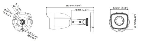 Kamera TVI Hilook bullet 5MP TVICAM-B5M 2.8mm