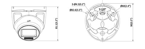 Kamera TVI Hilook turret 2MP TVICAM-T2M-20DL 2.8mm Kamera TVI Hilook turret 2MP TVICAM-T2M-20DL 2.8mm