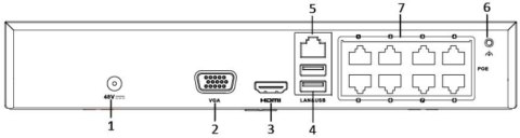 Rejestrator IP Hilook 4MP NVR-8CH-4MP/8P Rejestrator IP Hilook 4MP NVR-8CH-4MP/8P