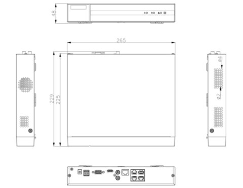 Rejestrator TVI Hilook DVR-8CH-5MP