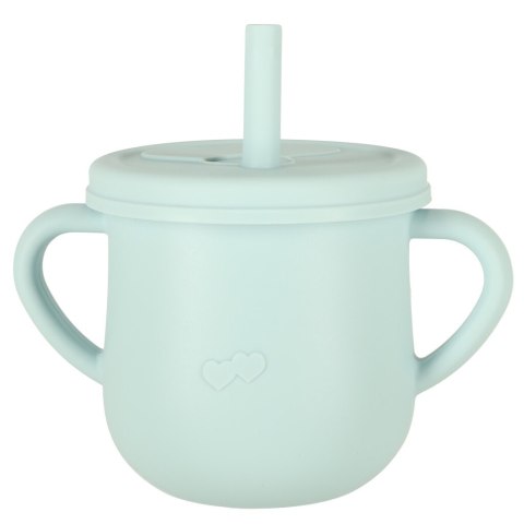 Naczynia silikonowe dla dzieci krab zestaw 9 elementów niebieski