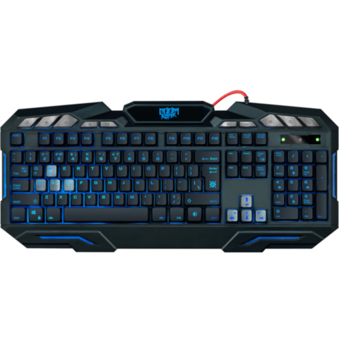 KLAWIATURA DEFENDER DOOM KEEPER GK-100DL PODŚWIETLANA GAMING KLAWIATURA DEFENDER DOOM KEEPER GK-100DL PODŚWIETLANA GAMING