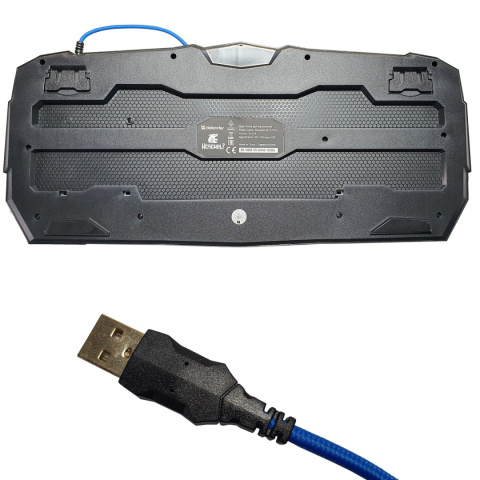 KLAWIATURA DEFENDER WEREWOLF GK-120DL PODŚWIETLANA GAMING KLAWIATURA DEFENDER WEREWOLF GK-120DL PODŚWIETLANA GAMING
