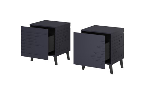 Szafka nocna NOVA 44x40x52 granat mat Szafka nocna NOVA 44x40x52 granat mat