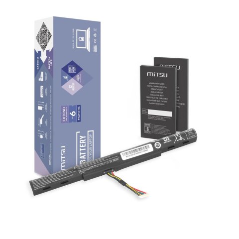 Bateria Mitsu do notebooka Acer Aspire E5-573 E5-573G (14.4V-14.8V) (1800 mAh) Bateria Mitsu do notebooka Acer Aspire E5-573 E5-573G (14.4V-14.8V) (1800 mAh)