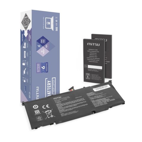 Bateria Mitsu do notebooka Asus FX502, ROG Strix GL502VY GL502VT (15.2V) (3400 mAh) Bateria Mitsu do notebooka Asus FX502, ROG Strix GL502VY GL502VT (15.2V) (3400 mAh)