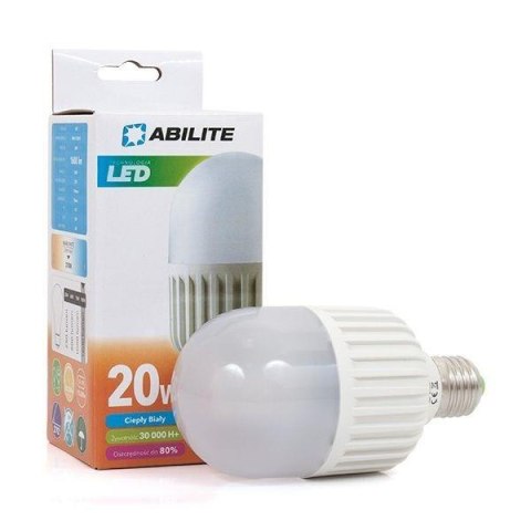 Żarówka LED Abilite mango mleczna b.ciepła E27 20W/230V 1600lm 270° M70 Żarówka LED Abilite mango mleczna b.ciepła E27 20W/230V 1600lm 270° M70