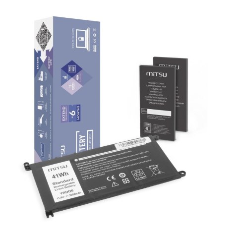 Bateria Mitsu do notebooka Dell Inspiron 14 5481, 5590 (11.4V) (3600 mAh) Bateria Mitsu do notebooka Dell Inspiron 14 5481, 5590 (11.4V) (3600 mAh)