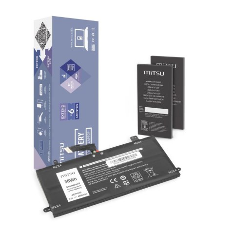 Bateria Mitsu do notebooka Dell Latitude 12 (5285), 5289 (7.4V-7.6V) (4800 mAh) Bateria Mitsu do notebooka Dell Latitude 12 (5285), 5289 (7.4V-7.6V) (4800 mAh)