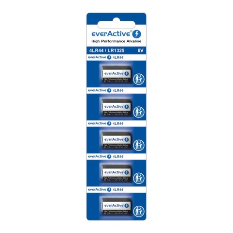 Bateria alkaliczna everActive 4LR44 / LR1325 / 544A - blister 5 sztuk Bateria alkaliczna everActive 4LR44 / LR1325 / 544A - blister 5 sztuk