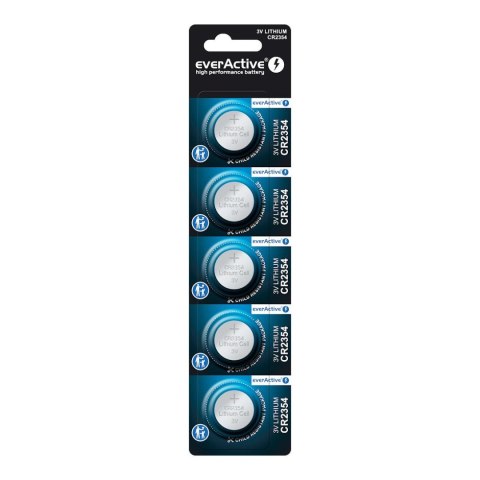 Bateria litowa mini everActive CR2354 - blister 5 sztuk Bateria litowa mini everActive CR2354 - blister 5 sztuk
