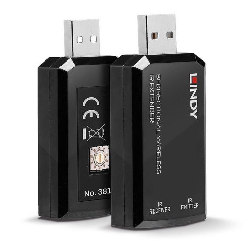 Extender IR LINDY dwukierunkowy 150m czarny Extender IR LINDY dwukierunkowy 150m czarny