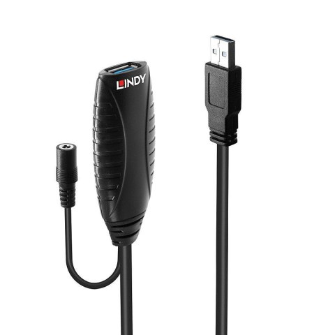 Kabel USB 3.0 LINDY Active Extension 10m czarny Kabel USB 3.0 LINDY Active Extension 10m czarny