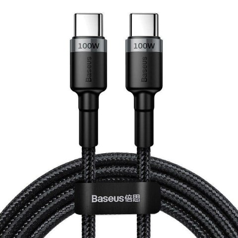 Kabel USB-C PD 2.0 200cm Baseus Cafule CATKLF-ALG1 Quick Charge 3.0 5A z obsługą szybkiego ładowania 100W Kabel USB-C PD 2.0 200cm Baseus Cafule CATKLF-ALG1 Quick Charge 3.0 5A z obsługą szybkiego ładowania 100W