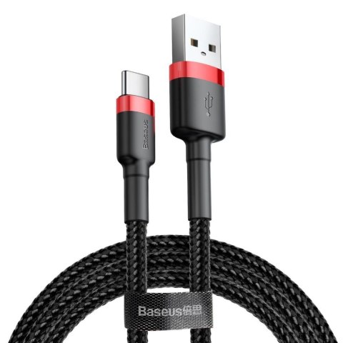 Kabel przewód USB - USB-C / Typ-C 300cm Baseus Cafule CATKLF-U91 Quick Charge 3A z obsługą szybkiego ładowania Kabel przewód USB - USB-C / Typ-C 300cm Baseus Cafule CATKLF-U91 Quick Charge 3A z obsługą szybkiego ładowania