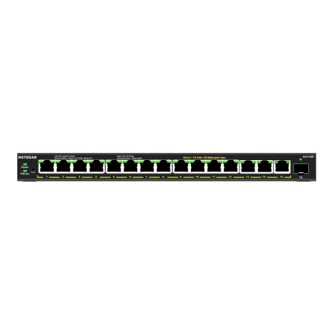 Switch niezarządzalny Netgear GS316EP 15x1G 1xSFP PoE+ 180W Switch niezarządzalny Netgear GS316EP 15x1G 1xSFP PoE+ 180W