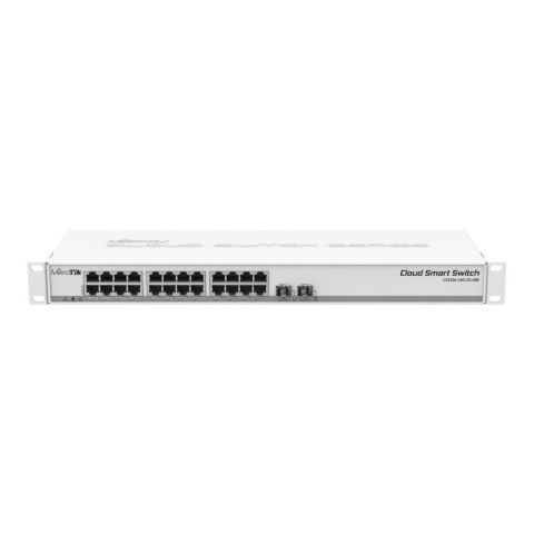 Switch zarządzalny MikroTik CSS326-24G-2S+RM 24x 1GbE 2x 10GbE SFP+ Switch zarządzalny MikroTik CSS326-24G-2S+RM 24x 1GbE 2x 10GbE SFP+