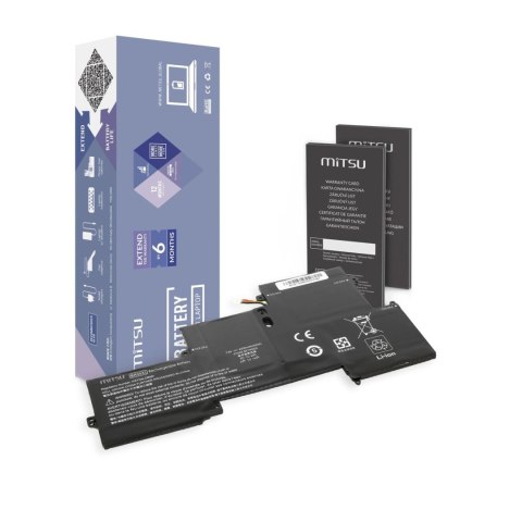 Bateria Mitsu do notebooka HP EliteBook Folio 1020 G1 (7.4V-7.6V) (4200 mAh) Bateria Mitsu do notebooka HP EliteBook Folio 1020 G1 (7.4V-7.6V) (4200 mAh)