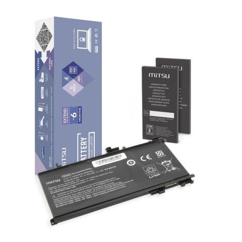 Bateria Mitsu do notebooka HP Omen 15, Pavilion 15 (15.4V) (2800 mAh) Bateria Mitsu do notebooka HP Omen 15, Pavilion 15 (15.4V) (2800 mAh)