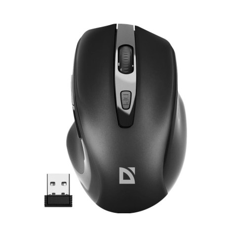Mysz bezprzewodowa Defender PRIME MB-053 optyczna bezklikowa silent 1600dpi czarna Mysz bezprzewodowa Defender PRIME MB-053 optyczna bezklikowa silent 1600dpi czarna