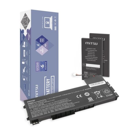 Bateria Mitsu do notebooka HP ZBook 15 G3, 15 G4 (11.4V) (4600 mAh) Bateria Mitsu do notebooka HP ZBook 15 G3, 15 G4 (11.4V) (4600 mAh)