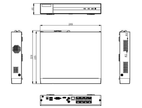 Rejestrator IP Hilook 5MP NVR-8CH-5MP/8P Rejestrator IP Hilook 5MP NVR-8CH-5MP/8P