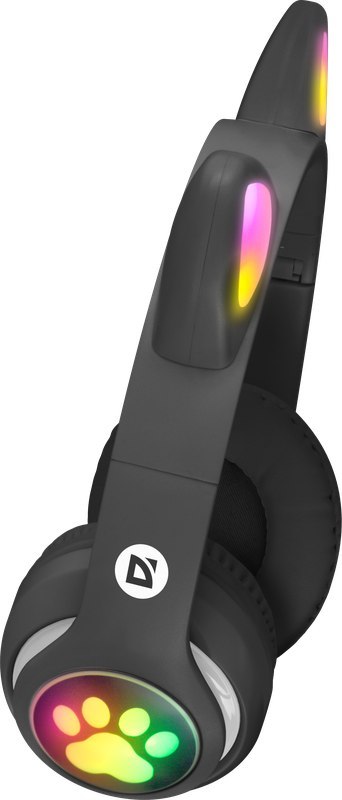 SŁUCHAWKI DEFENDER BLUETOOTH FREEMOTION B585 LED CZARNE SŁUCHAWKI DEFENDER BLUETOOTH FREEMOTION B585 LED CZARNE