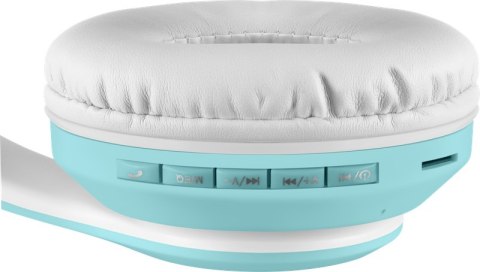 SŁUCHAWKI DEFENDER BLUETOOTH FREEMOTION B585 LED SELEDYN SŁUCHAWKI DEFENDER BLUETOOTH FREEMOTION B585 LED SELEDYN