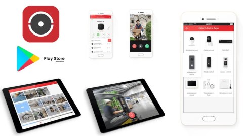 Zestaw do monitoringu Hilook do firmy 4 kamer pełna ochrona Zestaw do monitoringu Hilook do firmy 4 kamer pełna ochrona