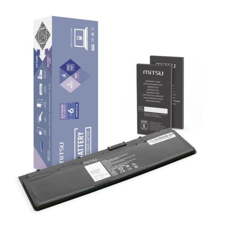Bateria Mitsu do notebooka Dell Latitude E7240, E7250 (10.8V-11.1V) (2700 mAh) Bateria Mitsu do notebooka Dell Latitude E7240, E7250 (10.8V-11.1V) (2700 mAh)
