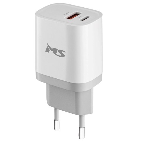 ŁADOWARKA MS POWER Z310 20W PD QC 3.0 C+USB BIAŁA ŁADOWARKA MS POWER Z310 20W PD QC 3.0 C+USB BIAŁA